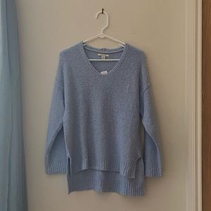 AE Oversized Textured V-Neck Sweater XXS NWT